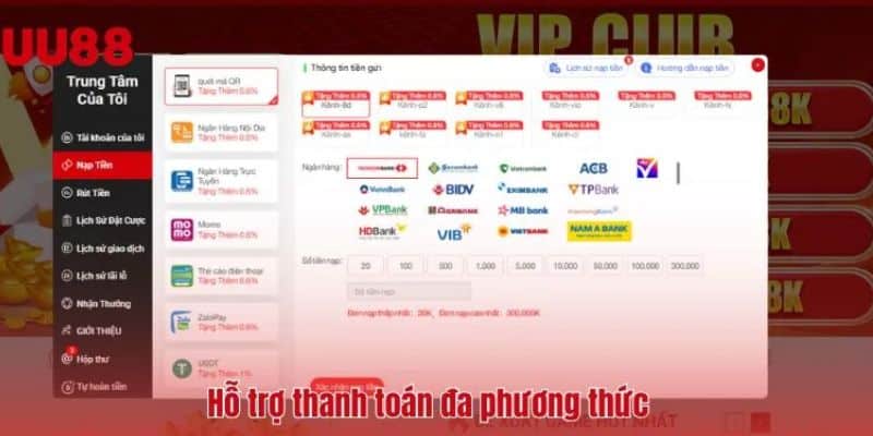 Giao dịch chỉ mất vài phút