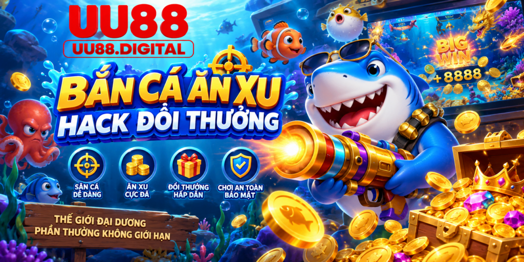 Bắn cá ăn xu hack đổi thưởng tại UU88