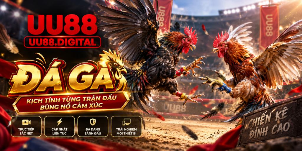 Đá Gà UU88 với không gian thi đấu trực tuyến sôi động