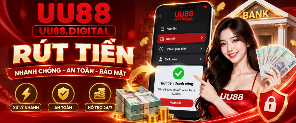 Hướng dẫn các bước rút tiền UU88