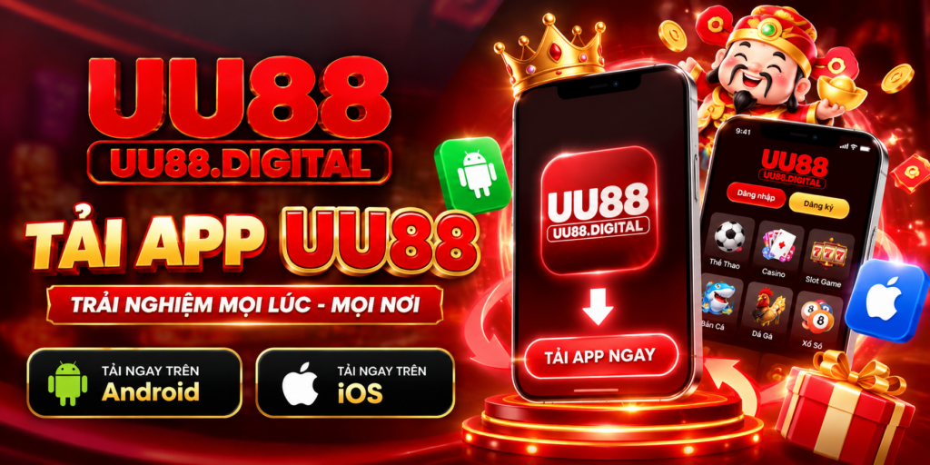 Tải app UU88 trên điện thoại Android và iOS
