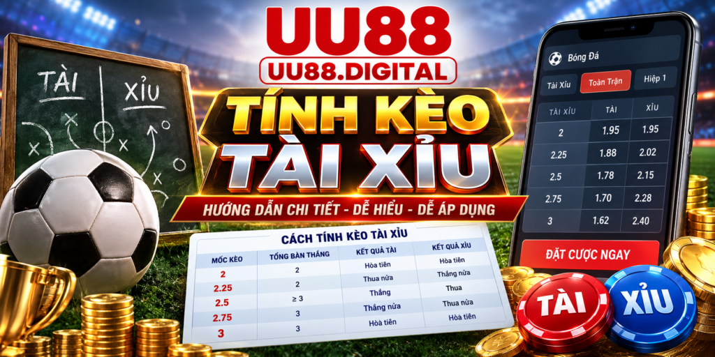Cách tính kèo tài xỉu bóng đá