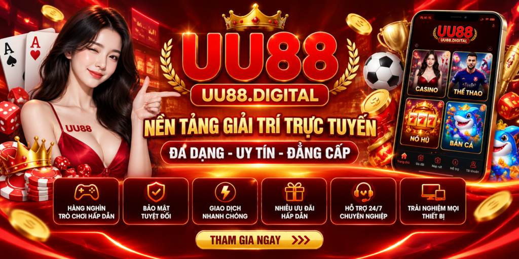 UU88 xây dựng hệ thống giải trí trực tuyến với nhiều danh mục khác nhau